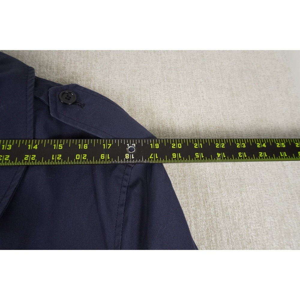 USAF Air Force 44L Mens All-weather Trench Coat 8405-01-175-2298 Cotton Blend - Picture 4 of 9